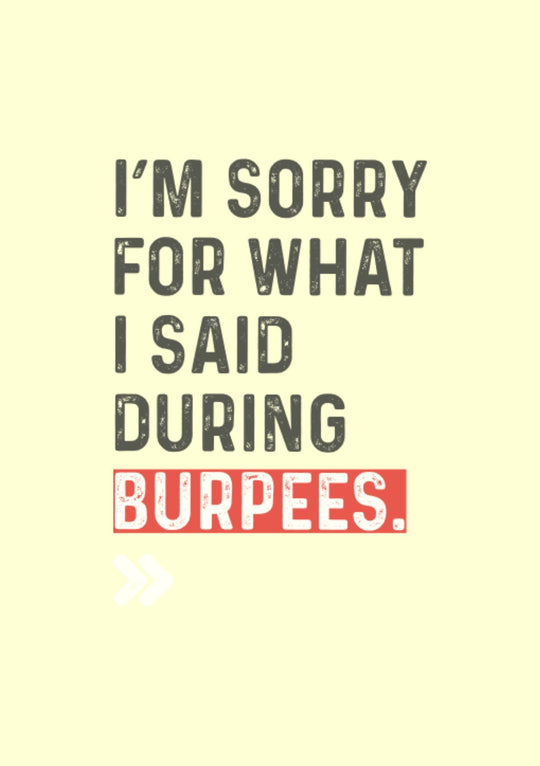 Crop Tank BURPEES SUCK | Vanilla