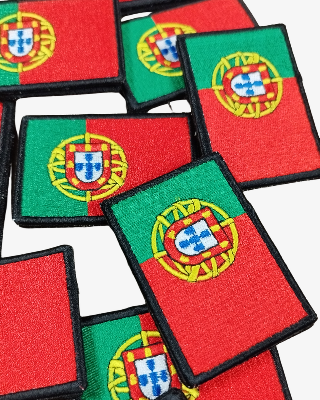 Parche de pvc 3D bandera portuguesa