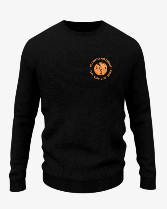 Sudadera negra con texto "SNATCH FOR COOKIES"