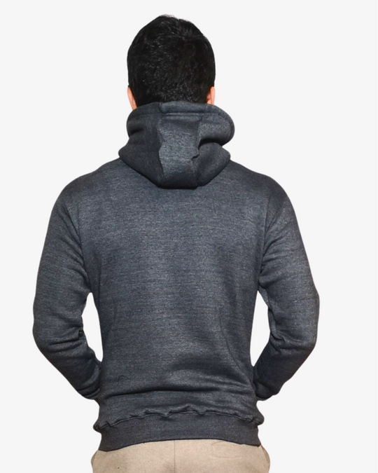 SUDADERA CON CAPUCHA Gris Acero