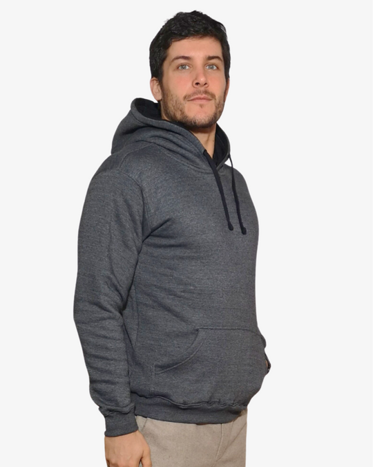 SUDADERA CON CAPUCHA Gris Acero