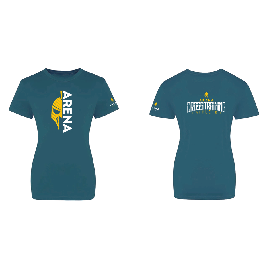T-shirt Feminina Arena Prime Box - TEAL | Ladies T-shirt Arena prime Box - TEAL