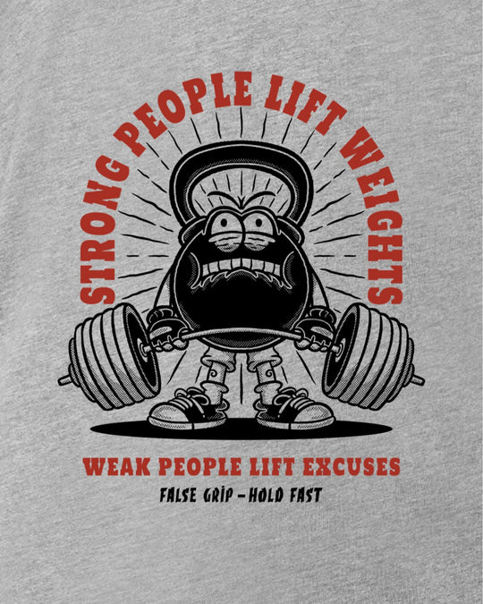 T-Shirt STRONG PEOPLE | Light grey