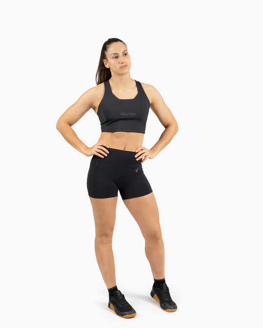 short desportivo velites holo black frente lateral