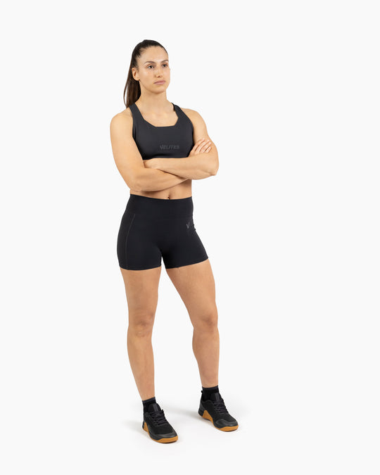 short desportivo velites holo black frente lateral