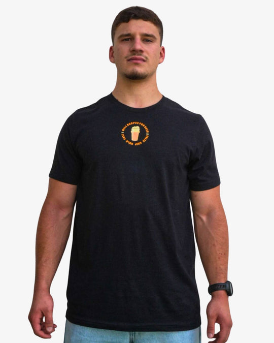 T-Shirt WILL BURPEE FOR BEER | Black