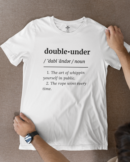 Double Under Definition Unisex Tee - Light | Cult-ionary