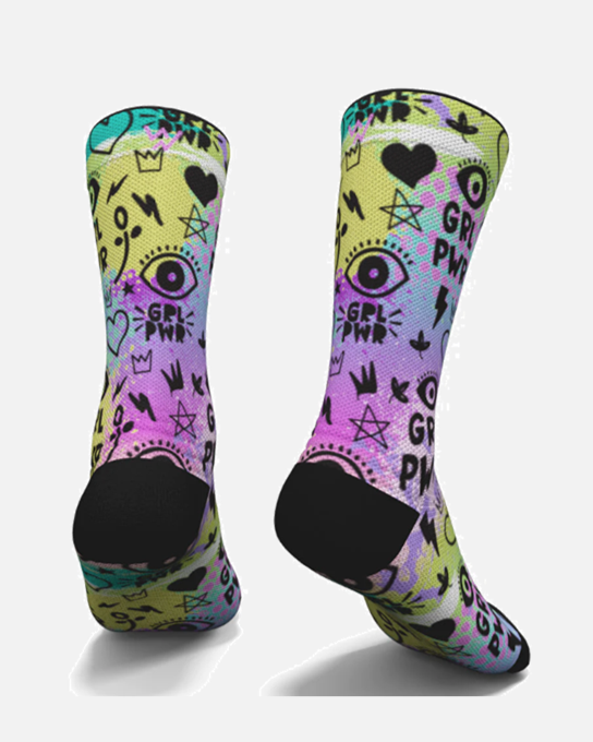 Calcetines unisex con el mensaje Girl Power