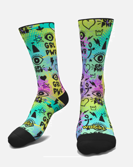 Calcetines unisex con el mensaje Girl Power