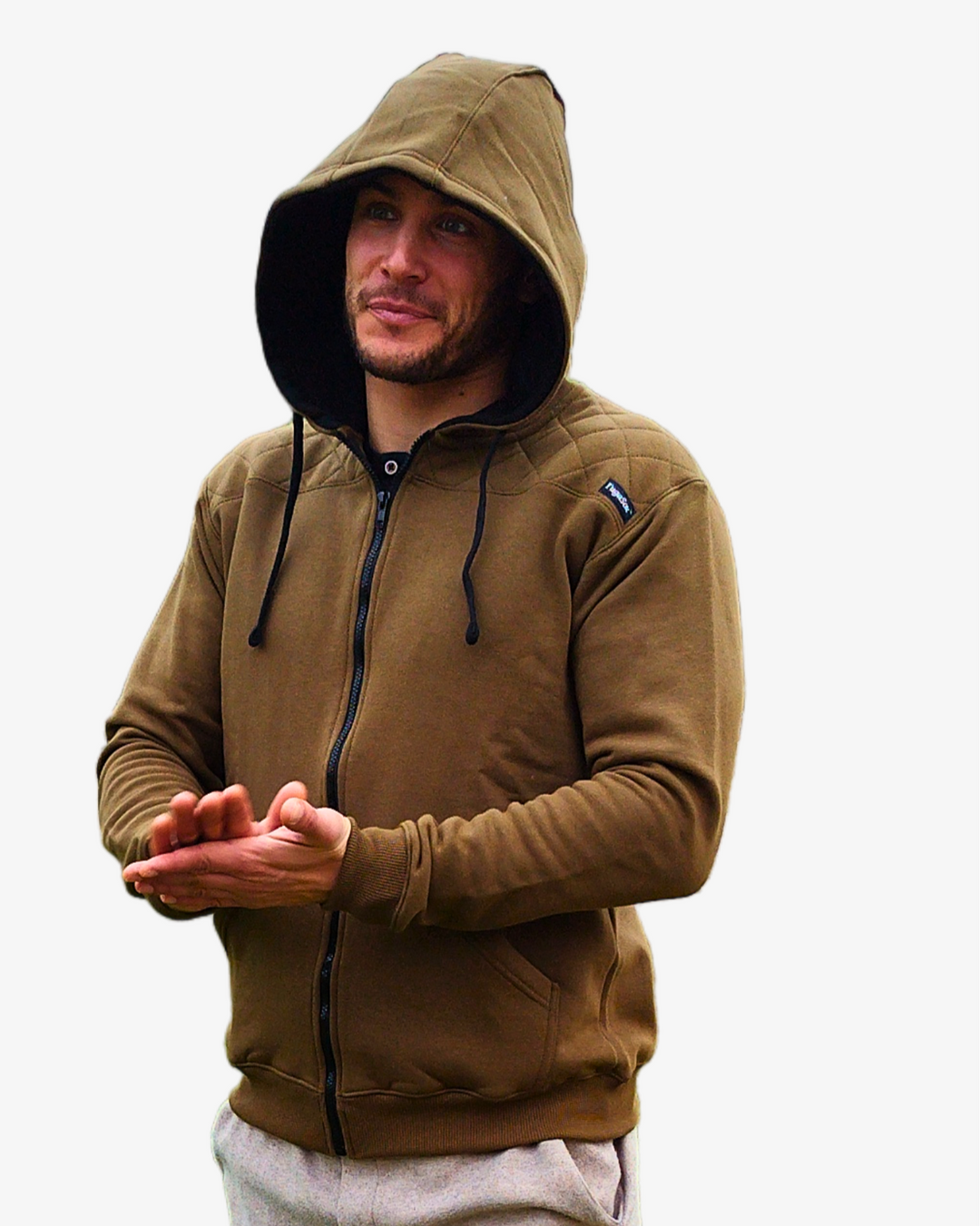 hoodie_cyclone_verde_militar frente
