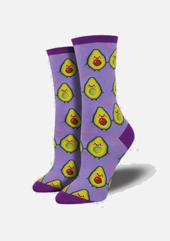 Meias FEMININAS You Guac my word (lavanda)