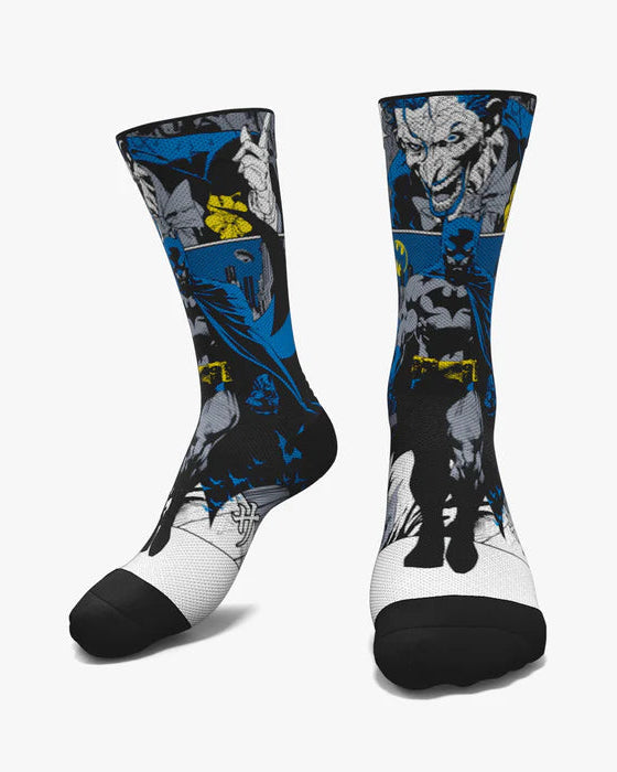 meias para correr ou treinar com o batman