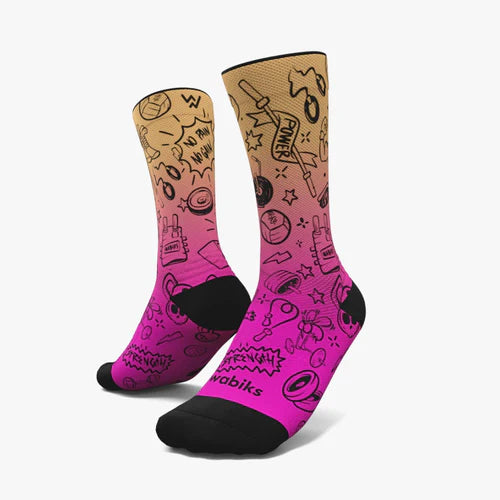 Meias Desportivas CROSS TATTOO - Coral