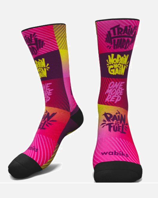 Calcetines unisex One More Rep - Burdeos