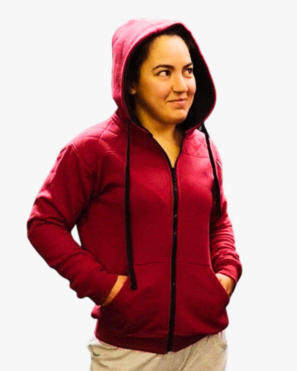 Sudadera con capucha y cremallera Cherry Blast