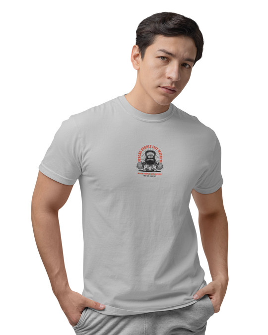 T-Shirt STRONG PEOPLE | Light grey