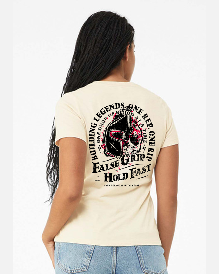 T-Shirt feminina BUILDING LEGENDS | Butter cream