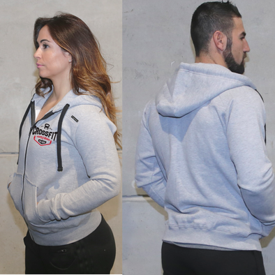 Casacos Unisexo - L. Grey CrossFit Castelo Branco | Unisex Full zipper hoodies - CrossFit Castelo Branco