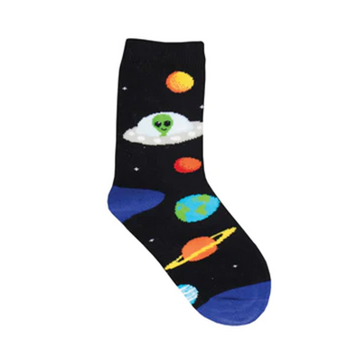 Space Race - Junior crew socks (4-7 anos)