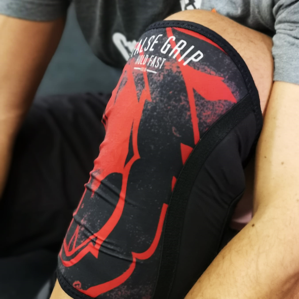 Joelheiras Wild Bear (Black/Red) | Wild Bear - Knee sleeves (Black/Red)