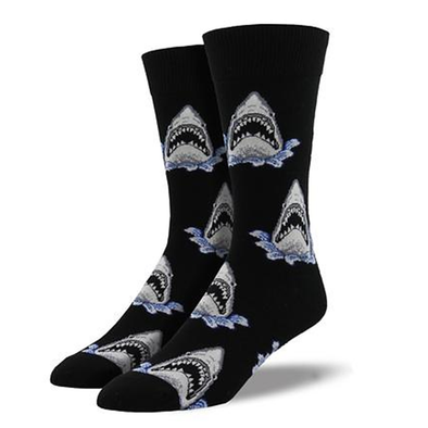 Shark Attack -  Men's Crew socks