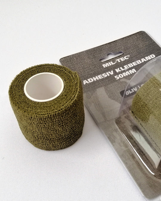 Cinta autoadhesiva MIL-TEC verde oliva