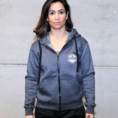 Casacos Unissexo - D. Grey - CrossFit Odivelas | Unisex Zip-Up hoodies- D. Grey -CrossFit Odivelas