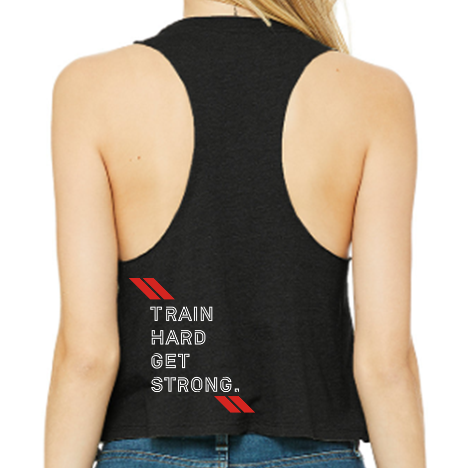 Racerback Crop Tank CrossFit Fatima Ladies Crop Tanks CrossFit F TugaSox Fitness Store