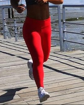 Red Performance Leggings