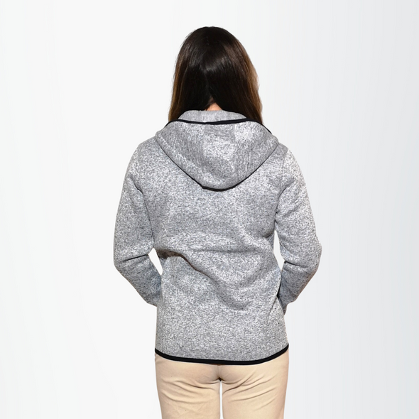 Artic Glacier grey hoodie  - Unissexo com fecho | Artic Glacier grey Hoodie - Unisex Zip-Up hoodie