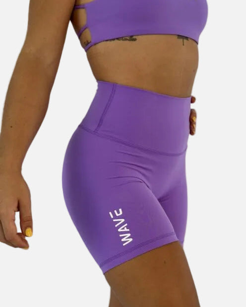 bikers wave purple