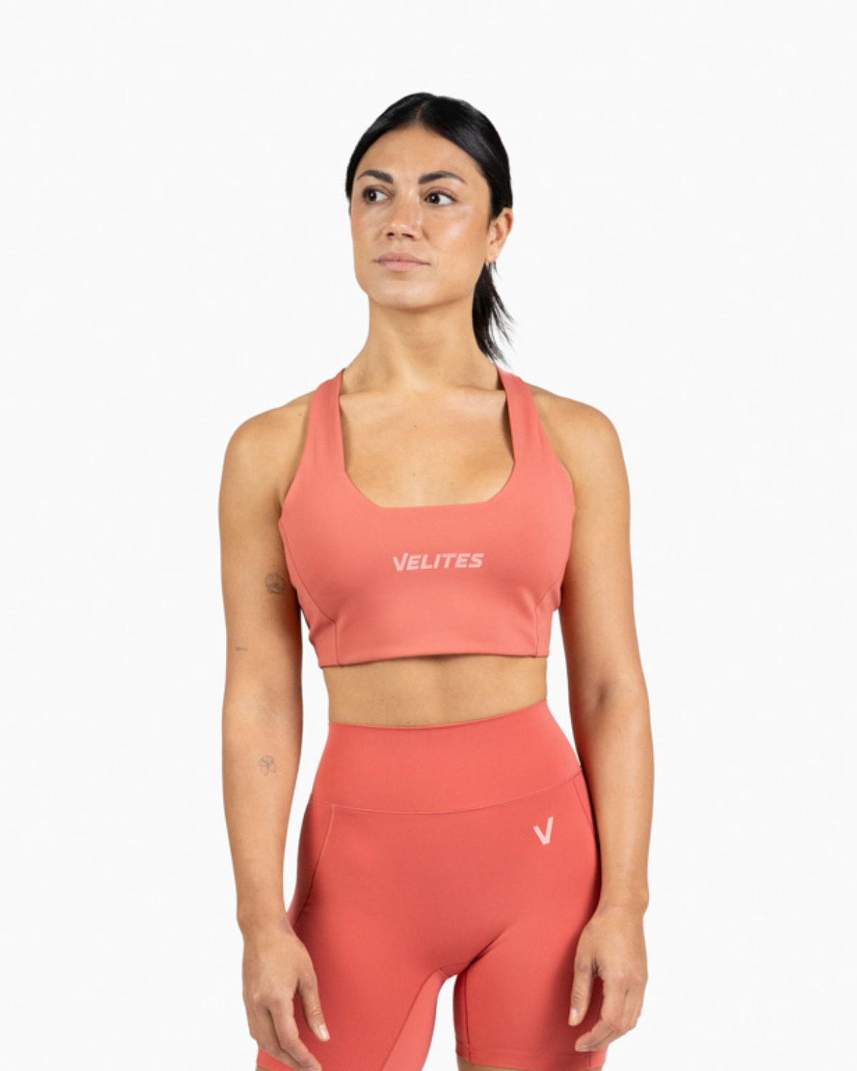 Bra Velites HOLO Low neck raspberryfrente
