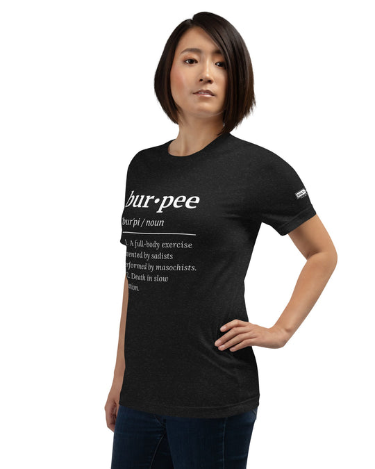 BURPEE DEFINITIOB TEE UNISEX FRENTE