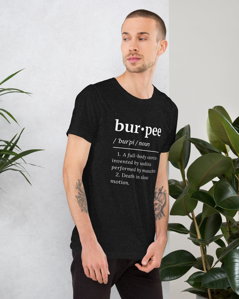 BURPEE DEFINITIOB TEE UNISEX FRENTE MEN