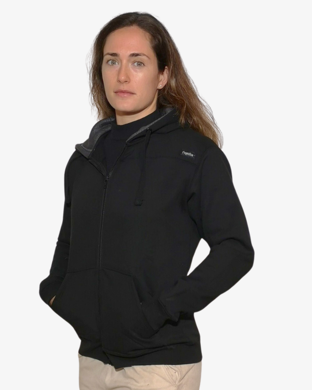 CARBON ZIP UP HODIE FEMININO FRENTELATERAL
