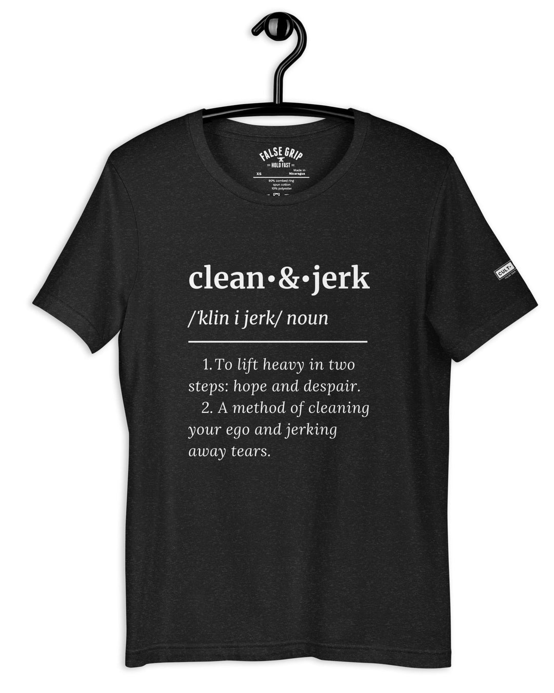 Clean & Jerk Definition t-shirt frente