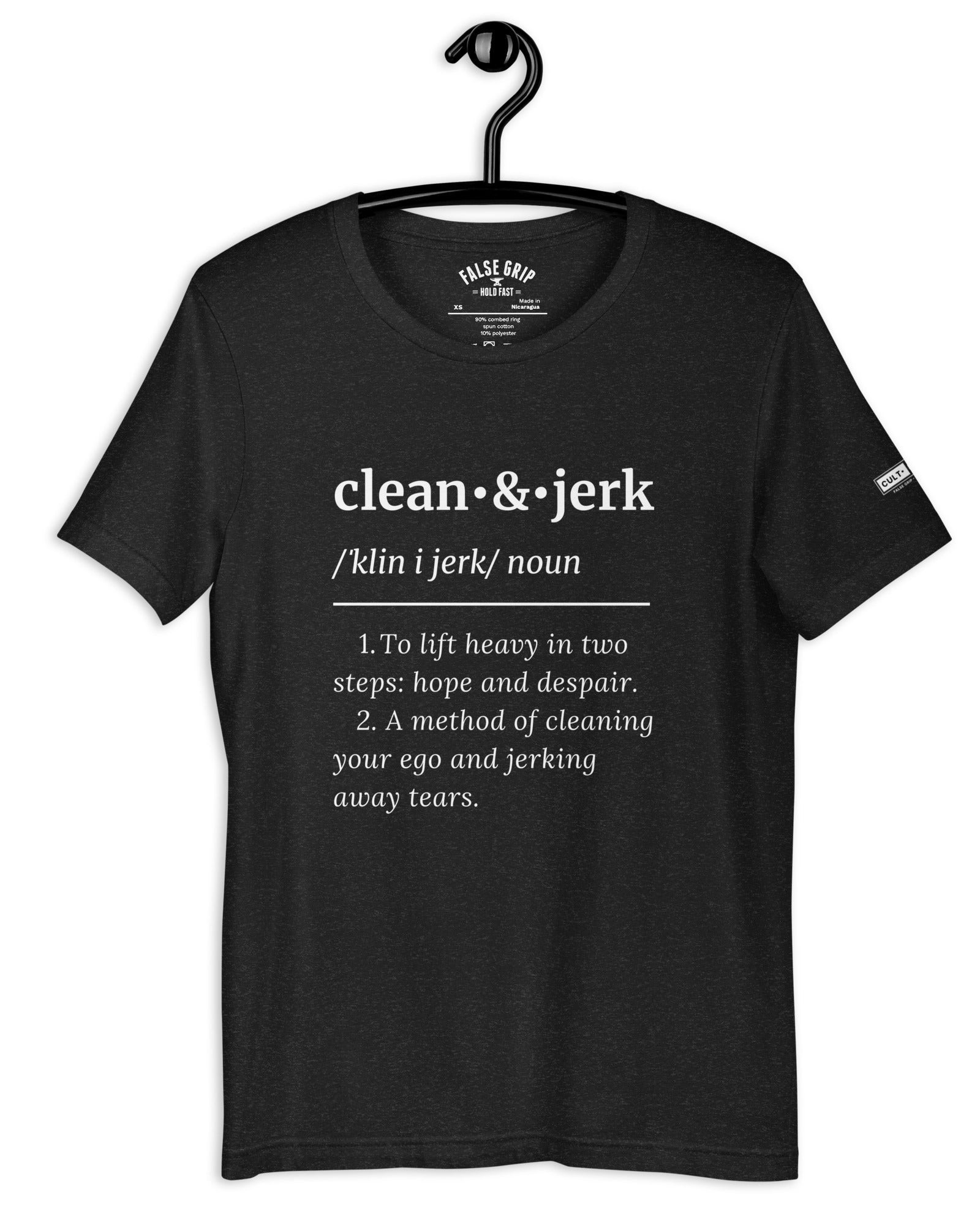Clean & Jerk Definition t-shirt frente