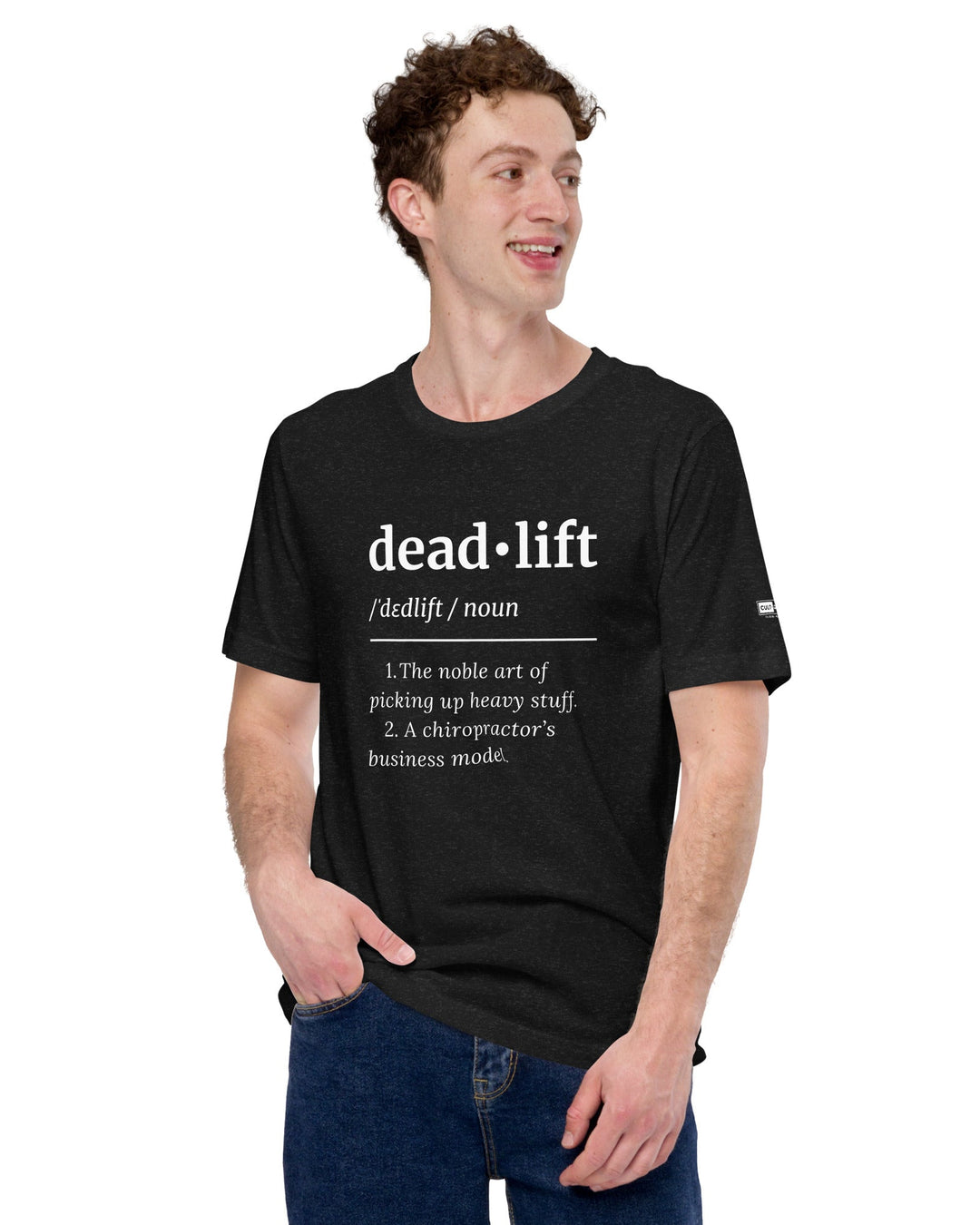 Deadlift definition unisex tee - dark cult-ionary collection