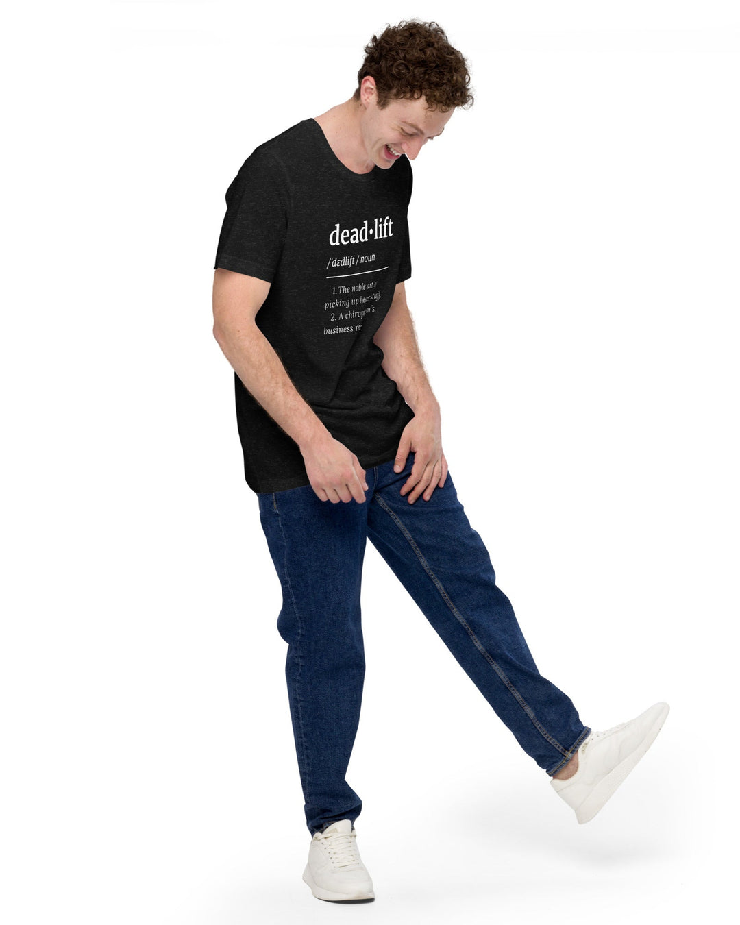 Deadlift definition unisex tee - dark cult-ionary collection lifestyle