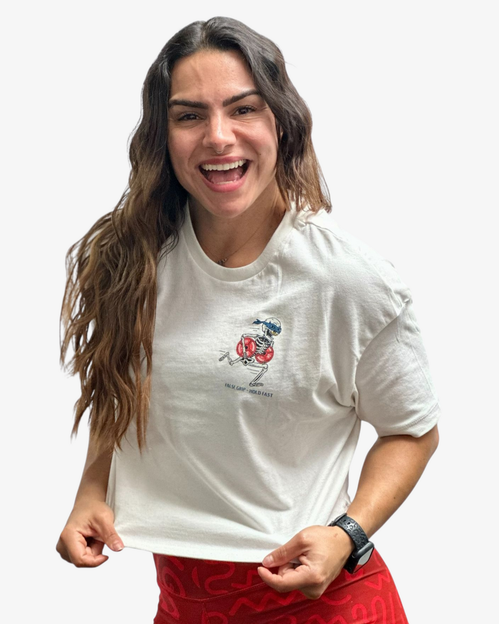 crop t-shirt forever gains false grip