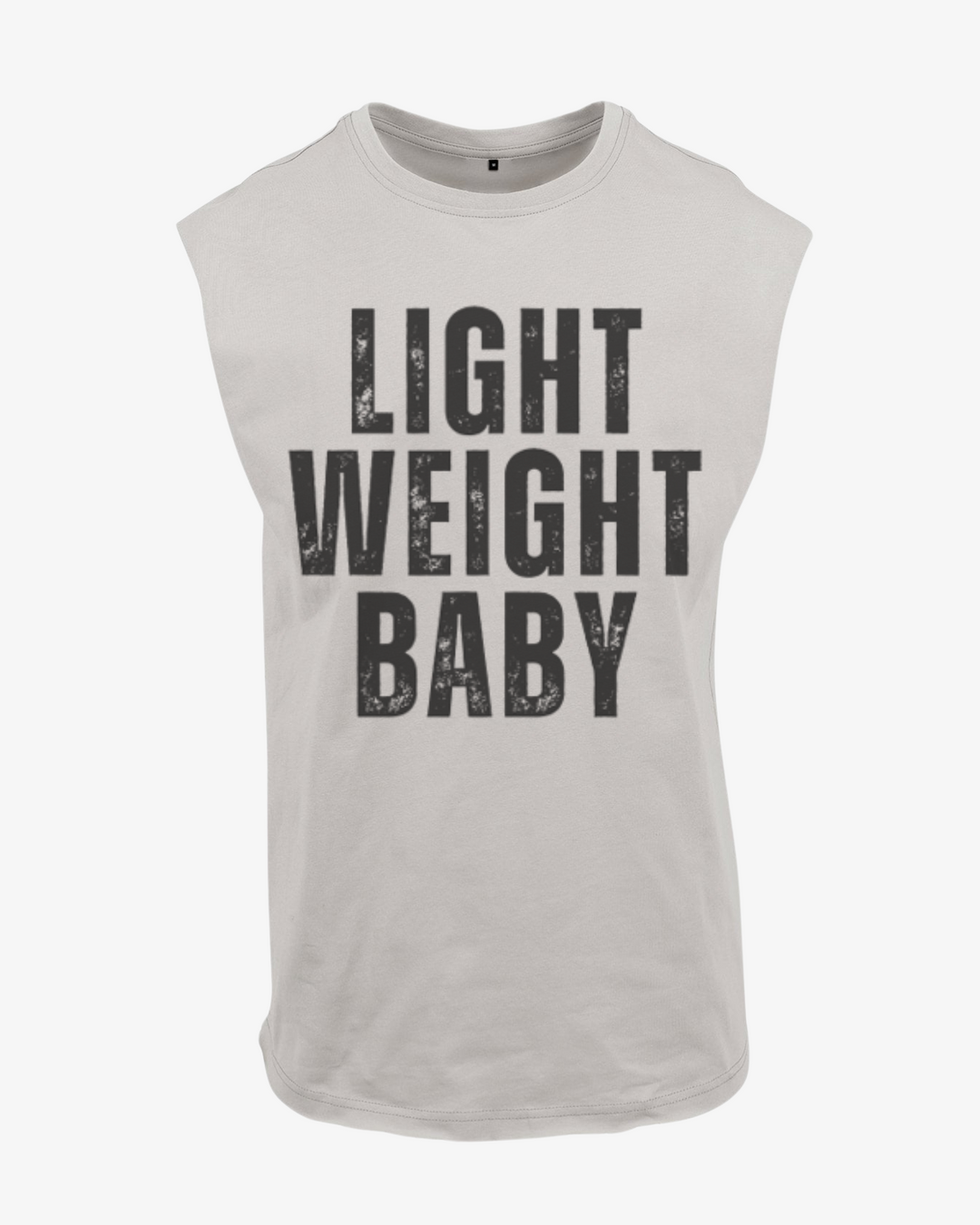 T-SHIRT SEM MANGAS CINZA CLARO LIGHT WEIGHT BABY