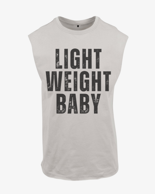 T-SHIRT SEM MANGAS CINZA CLARO LIGHT WEIGHT BABY