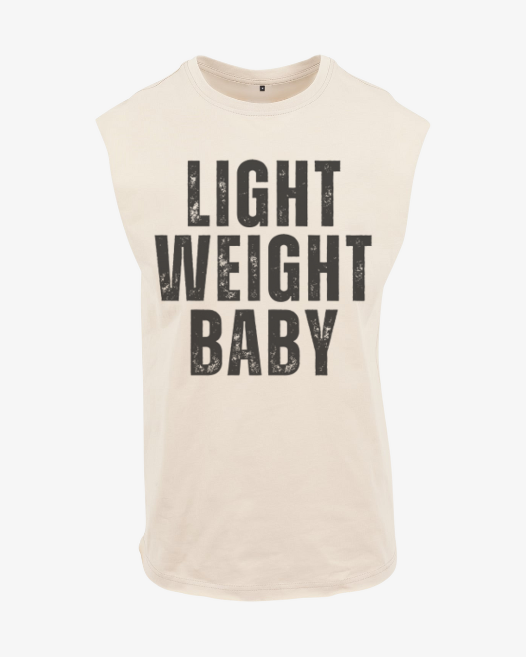 LIGHT WEIGHT BABY T-SHIRT SEM MANGAS SAND