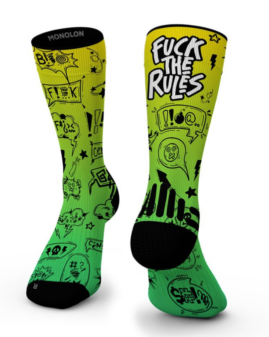 MEIAS TECNICAS FUCK THE RULES NA COR LIMA 
