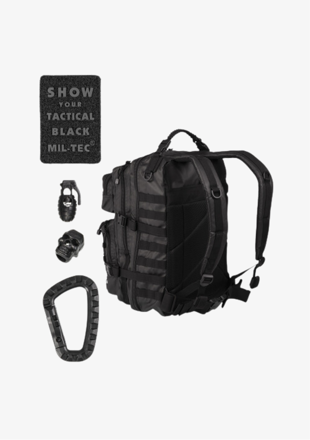 Mochila Mil-Tec 36 Litros TACTICAL Black