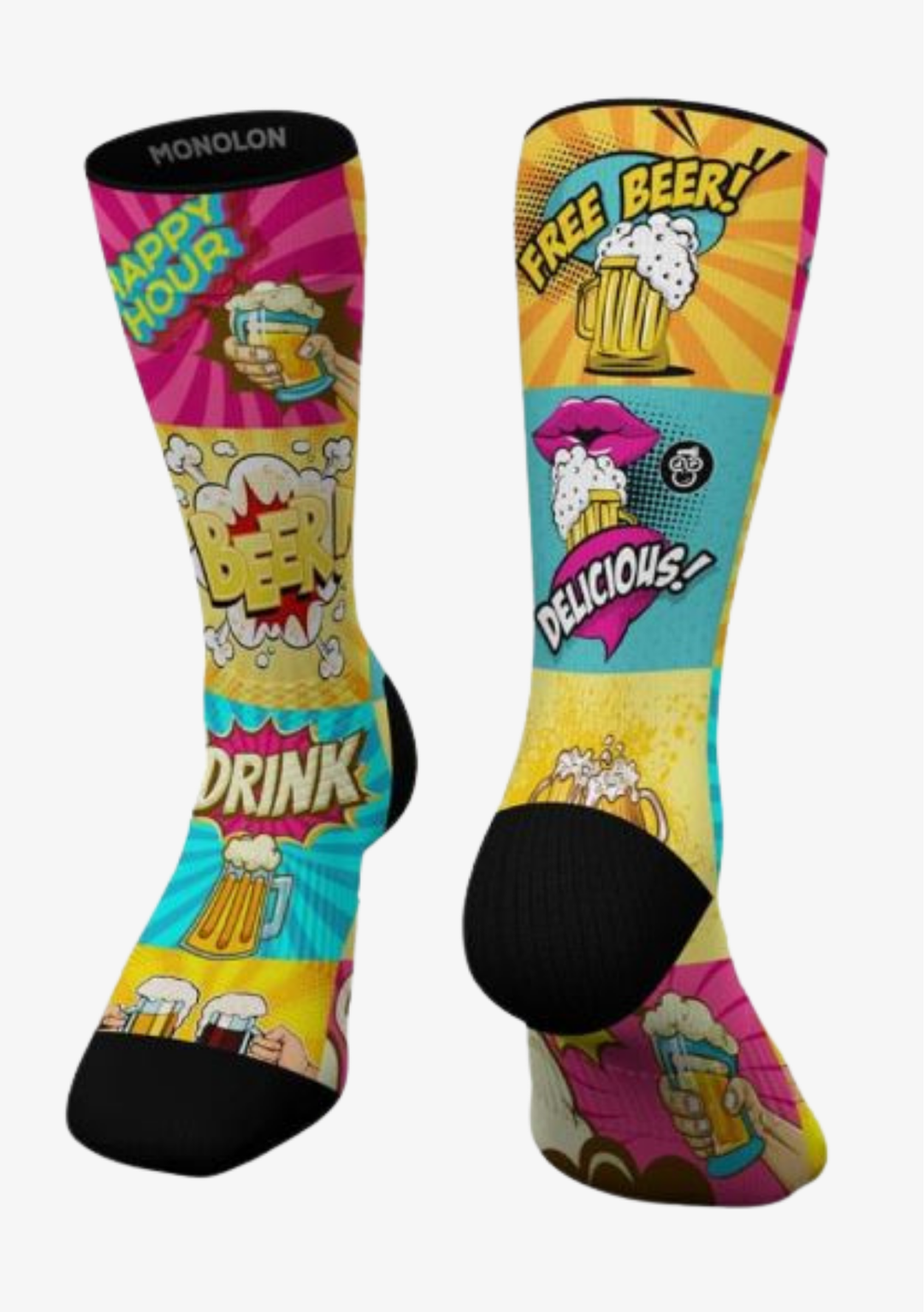 Meias UNISSEXO Comic Beer