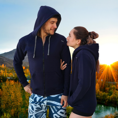 Royal Navy - Hoodie unissexo com fecho | Royal Navy - Unisex Zip-Up hoodie