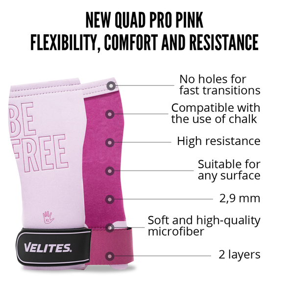 Estafas Quad Pro Pink - Velites