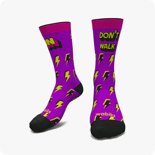 Meias Desportivas RUN DON'T WALK - Purple