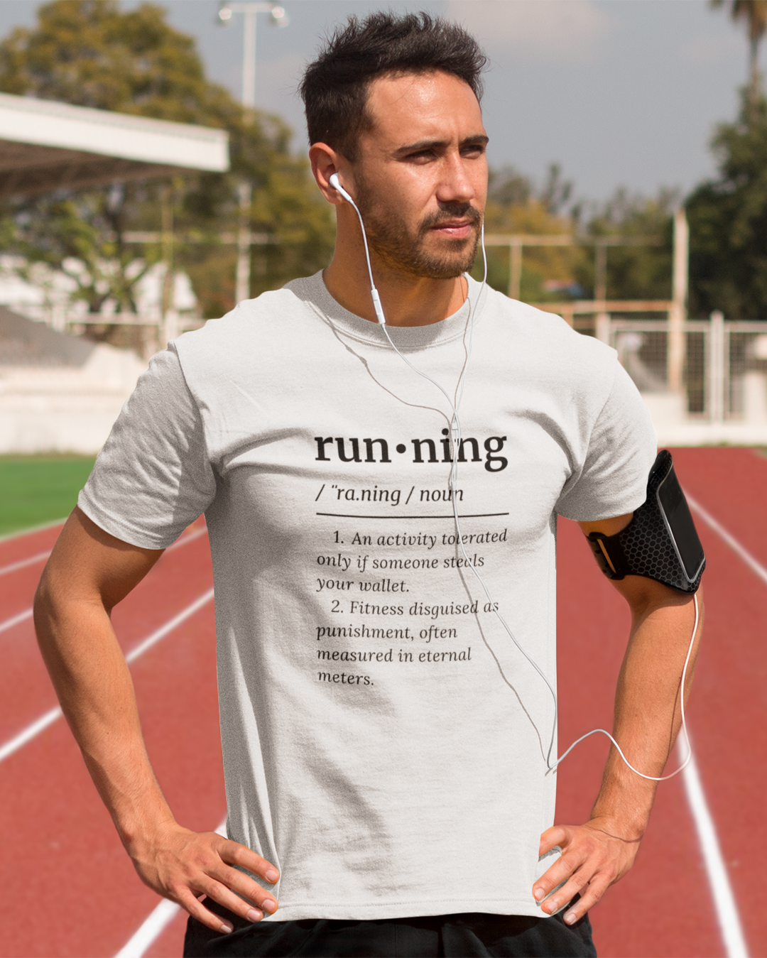 Running Definition Unisex  Tee - Light | Cult-ionary